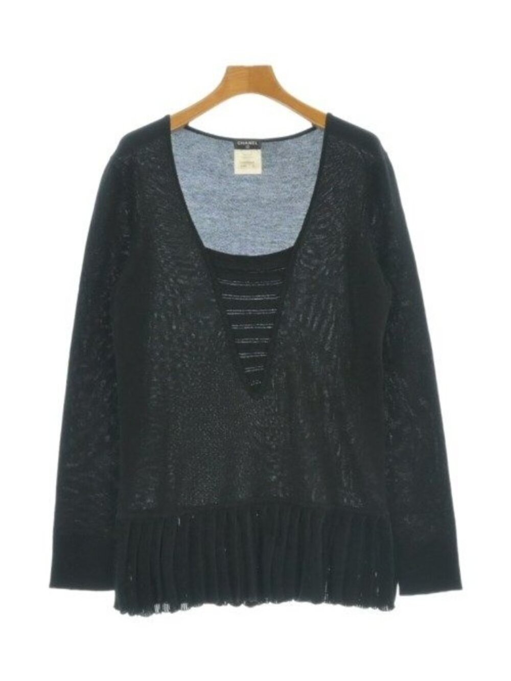 Chanel Knit Sweater Black